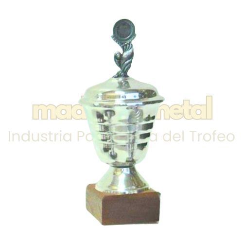Imagen de Copa de metal con tapa - M5.290